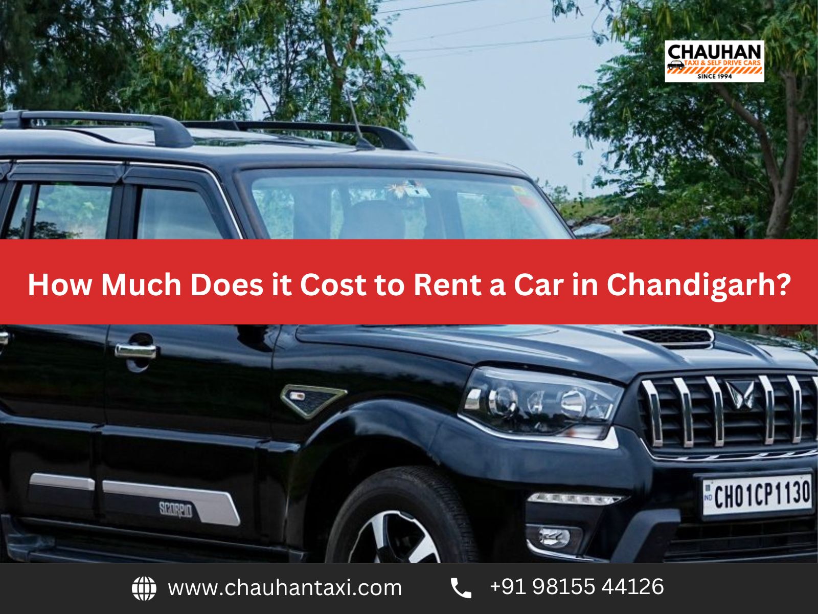 how much cost to rent a car in chandigarh